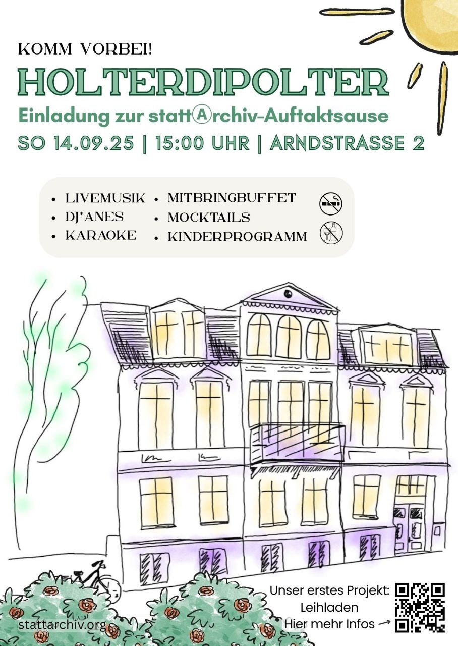Auftaktsause im stattArchiv! 🥳